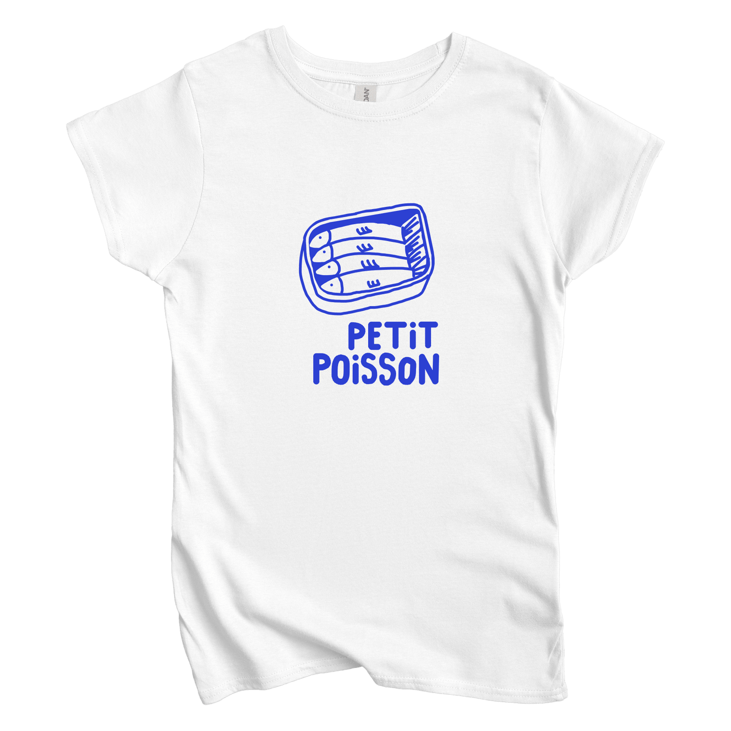 T-Shirt S / White Petit Poisson: Longoland Women's Tee