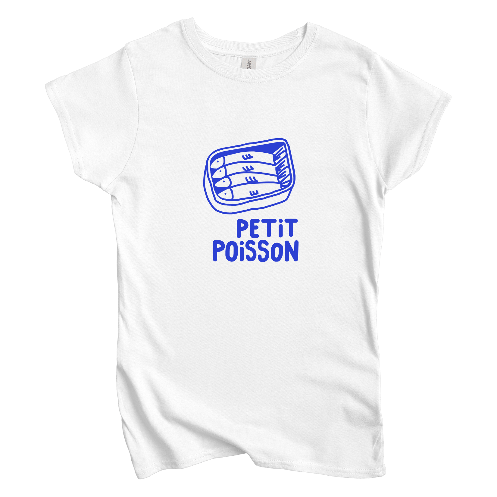 T-Shirt S / White Petit Poisson: Longoland Women's Tee