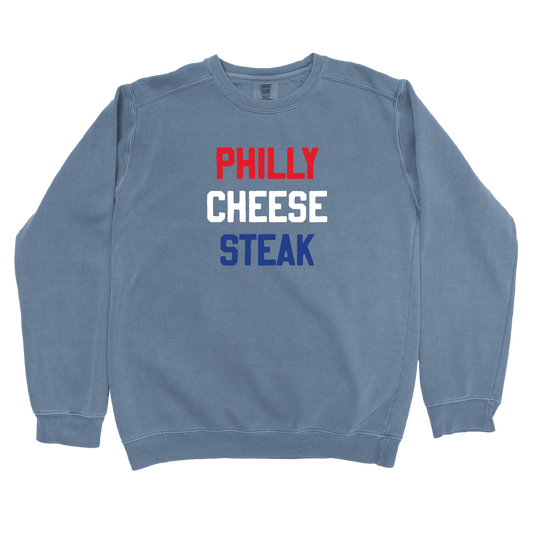 T-Shirts Blue Jean / S Philly Cheese Steak USA Sweatshirt