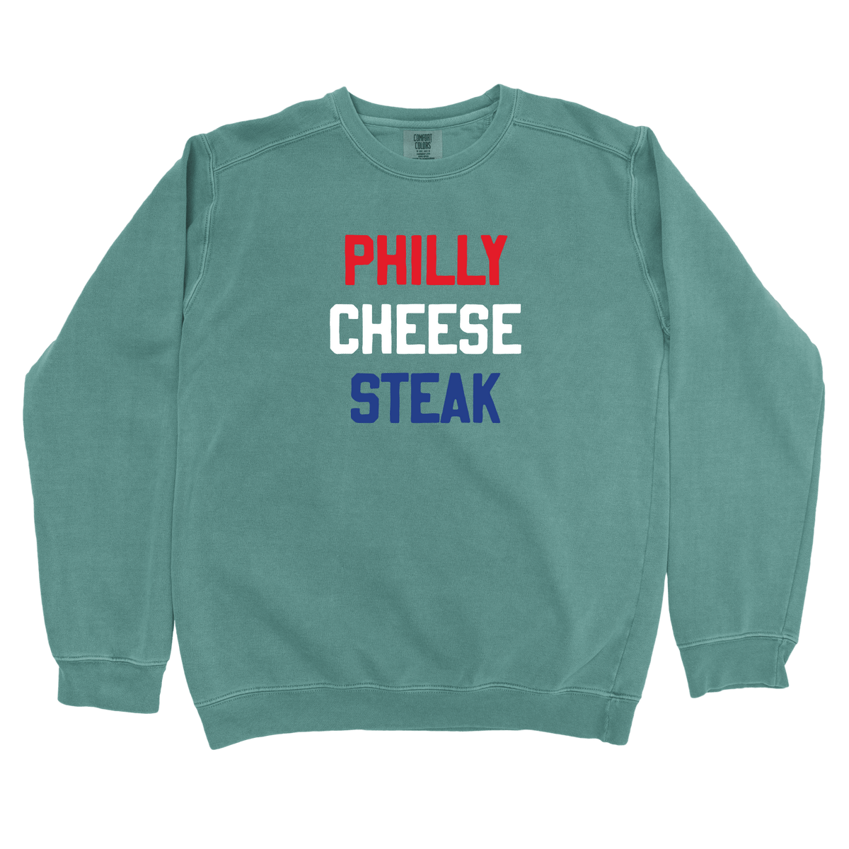 T-Shirts Blue Spruce / S Philly Cheese Steak USA Sweatshirt