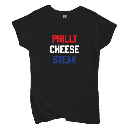 T-Shirts S / Black Philly Cheese Steak USA Women's Tee