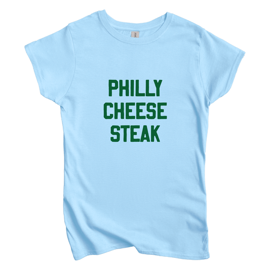 T-Shirts S / Light Blue Philly Cheese Steak Women's Tee