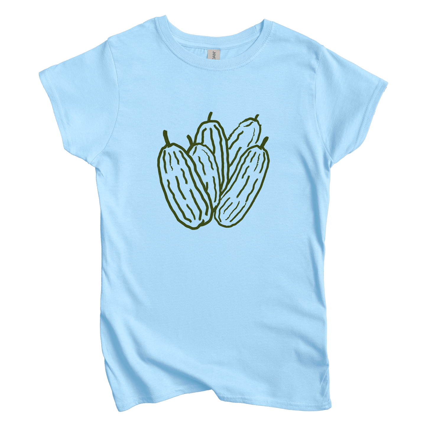 T-Shirt S / Light Blue Pickles Women's Tee
