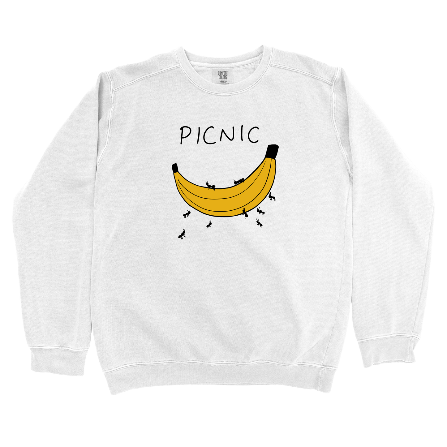 T-Shirts White / S Picnic: Woblylines Sweatshirt