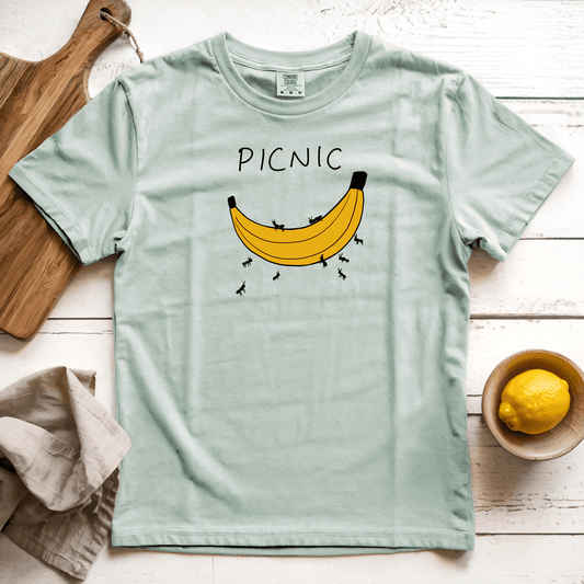 T-Shirts Bay / S Picnic: Woblylines