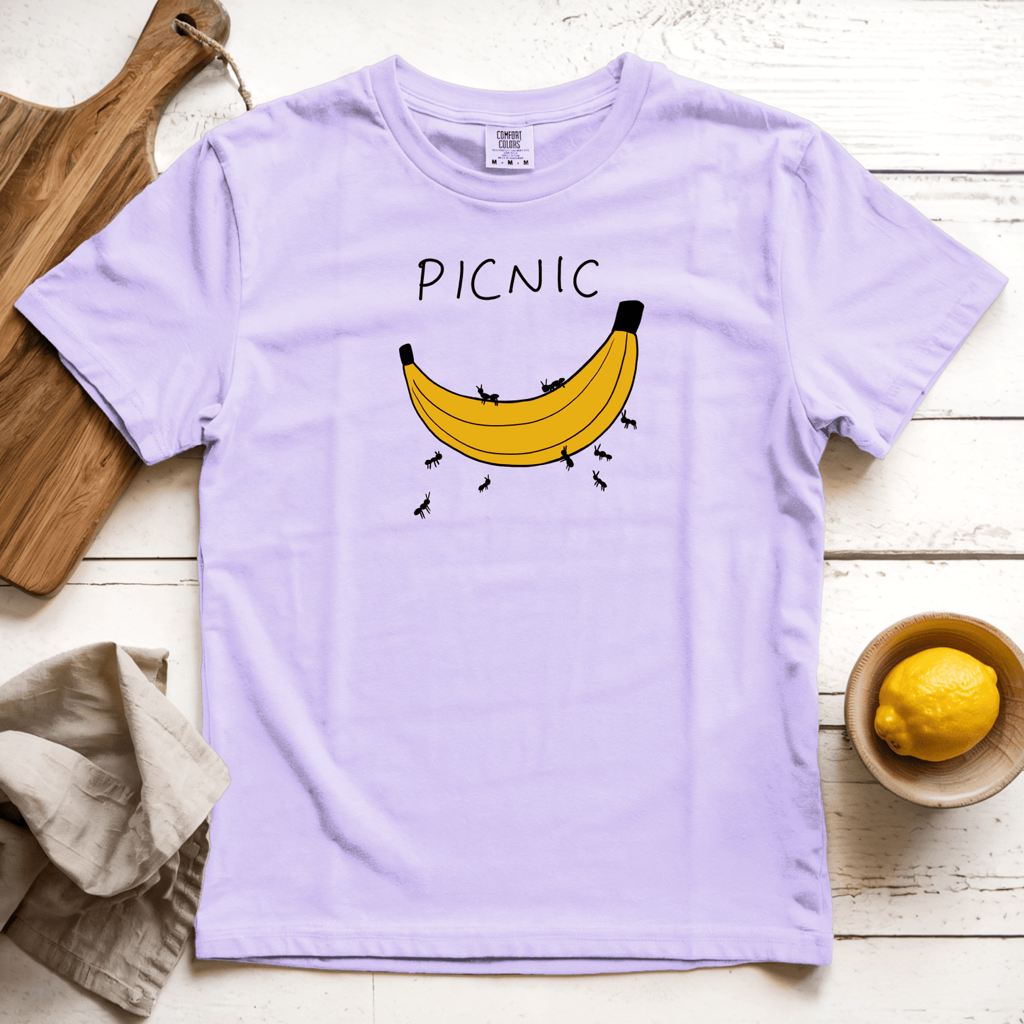 T-Shirts Orchid / S Picnic: Woblylines
