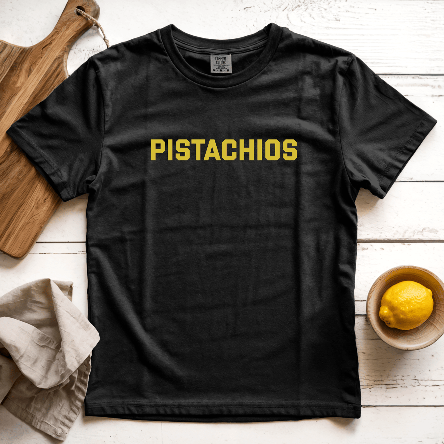 T-Shirt Black / S Pistachios