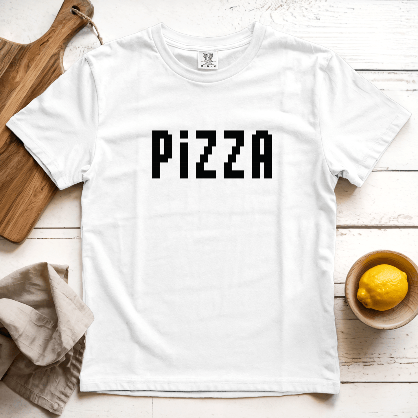T-Shirt White / S Pizza