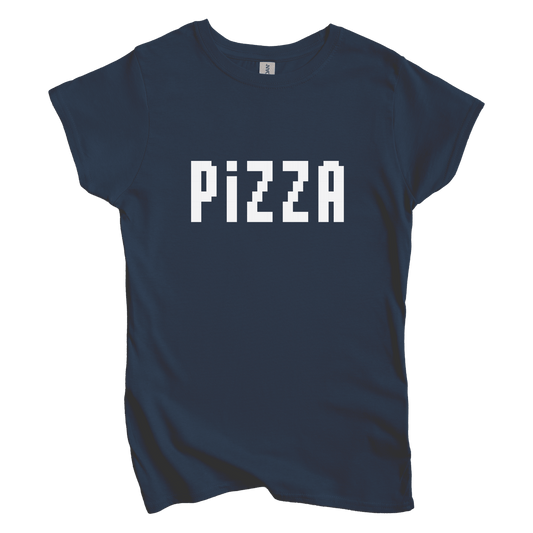 T-Shirt S / Navy Pizza Women's Tee