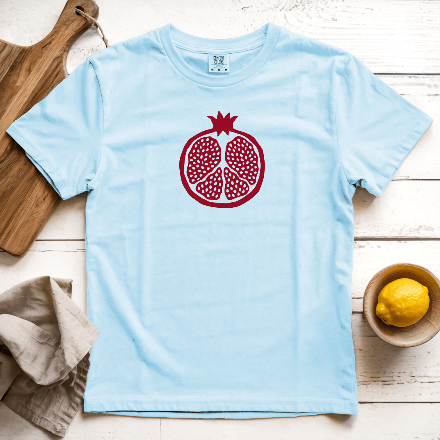 T-Shirts Chambray / S Pomegranate