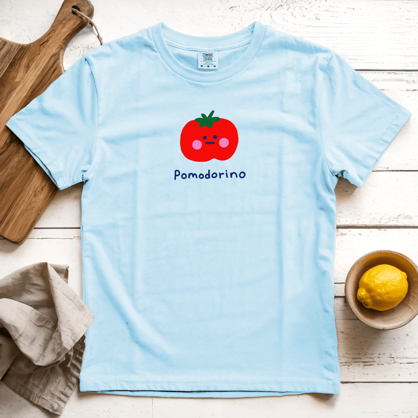 T-Shirts Chambray / S Pomodorino