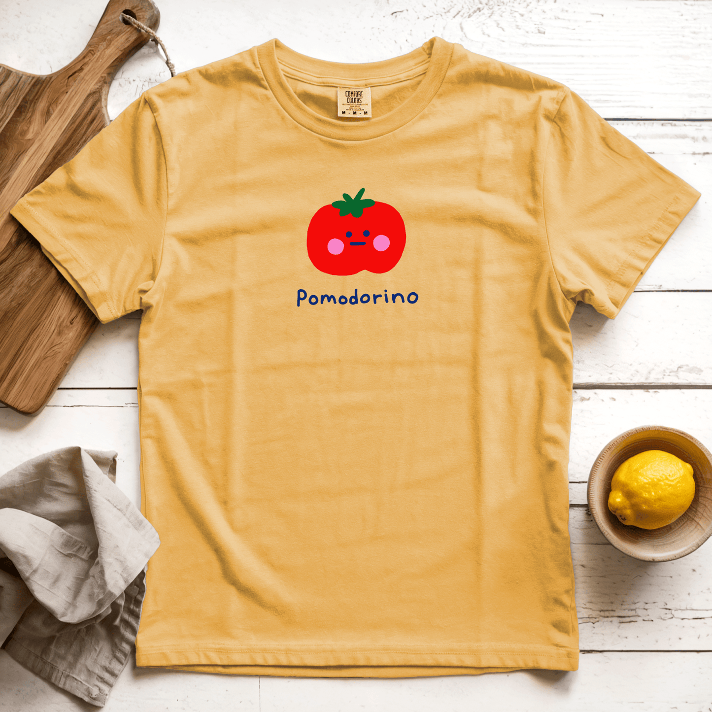 T-Shirts Mustard / S Pomodorino