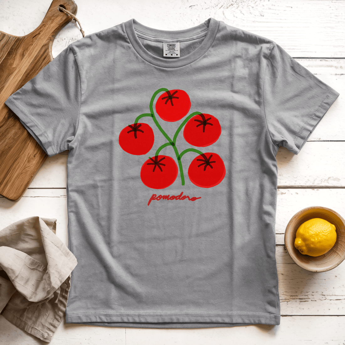 Tomato/Pomodoro Embellished T-Shirt