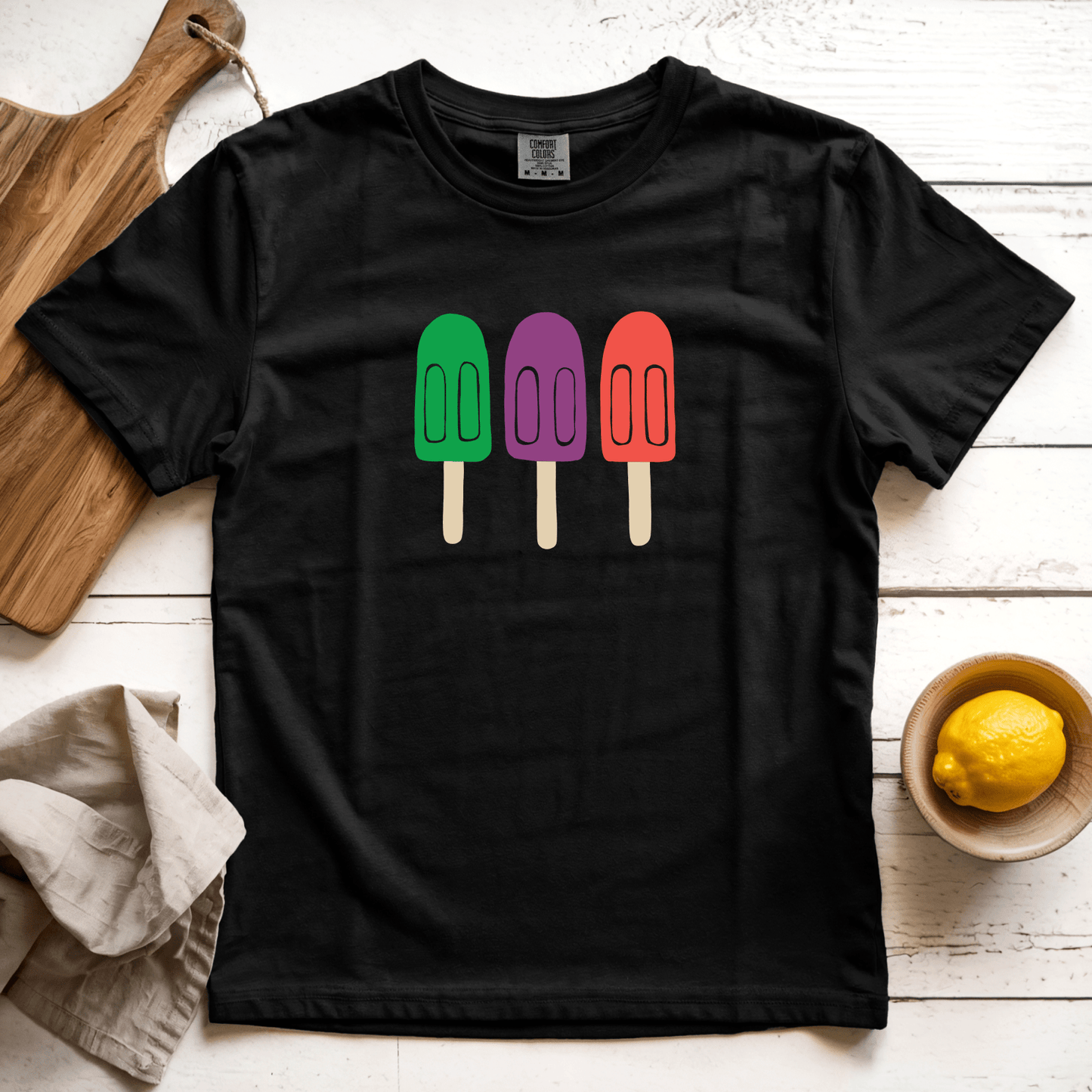 T-Shirt Black / S Popsicles