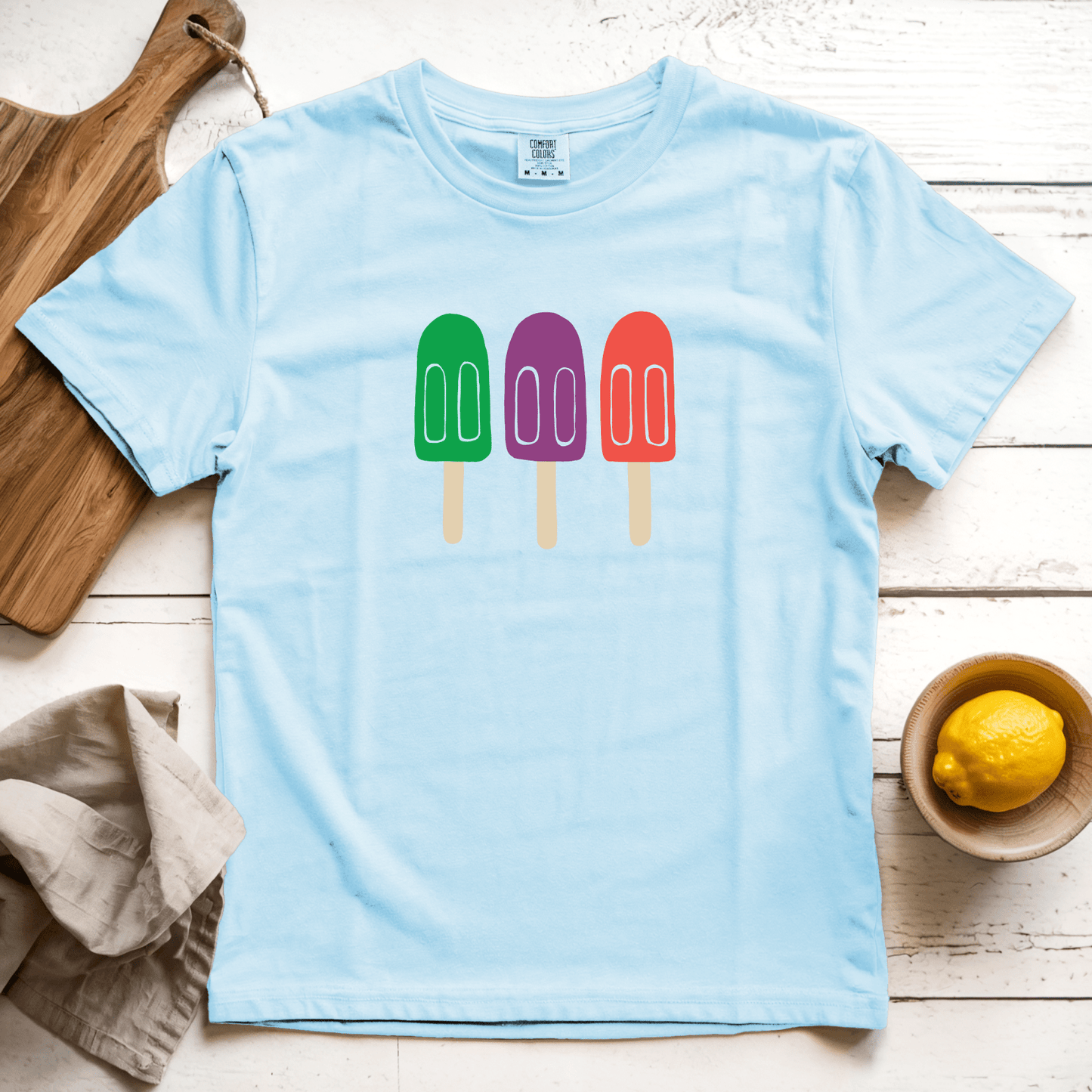 T-Shirt Chambray / S Popsicles