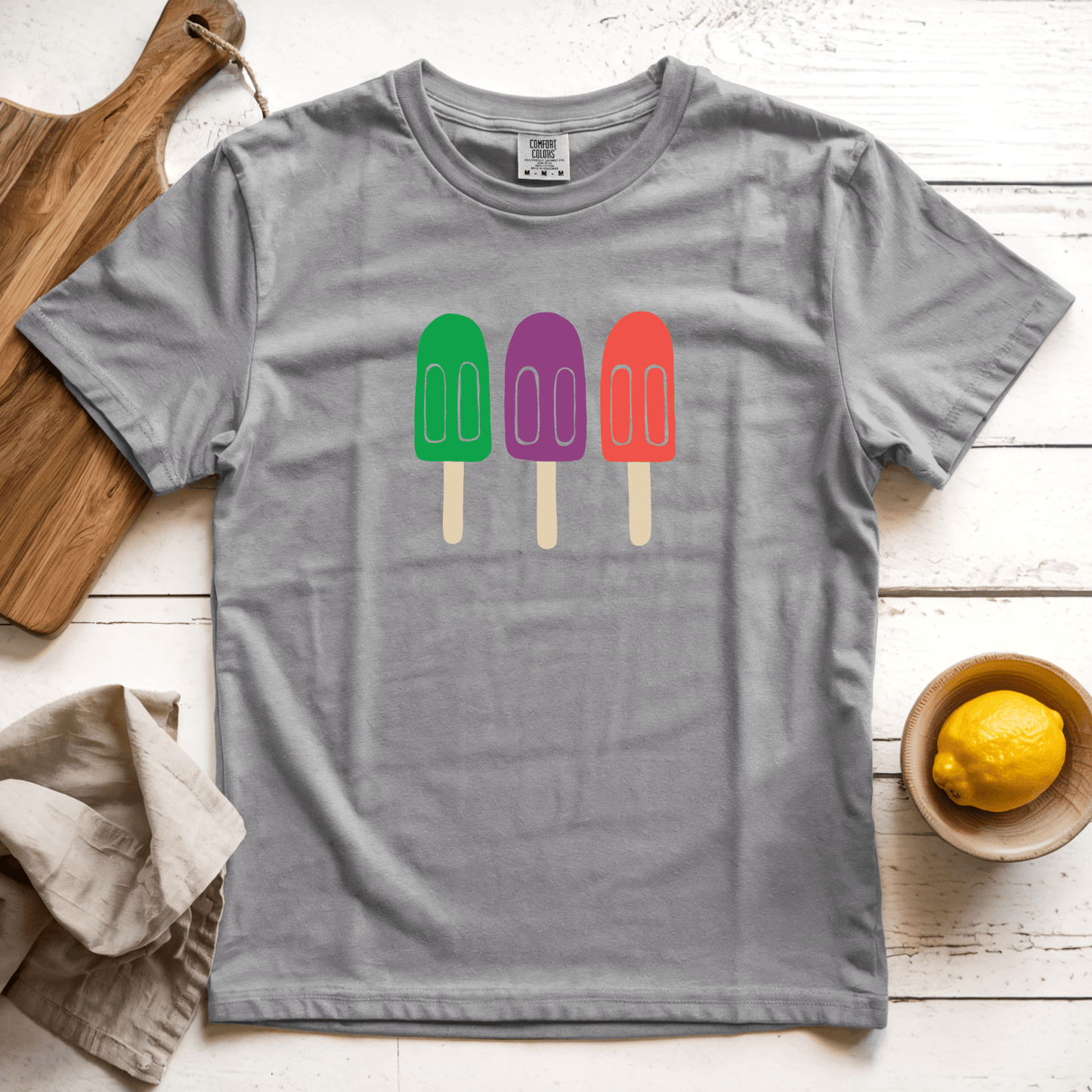 T-Shirt Grey / S Popsicles