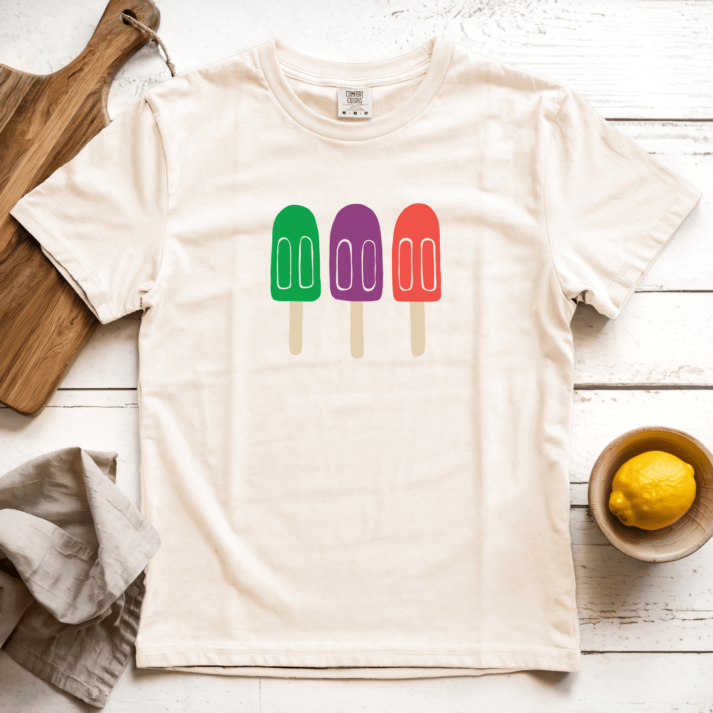 T-Shirt Ivory / S Popsicles