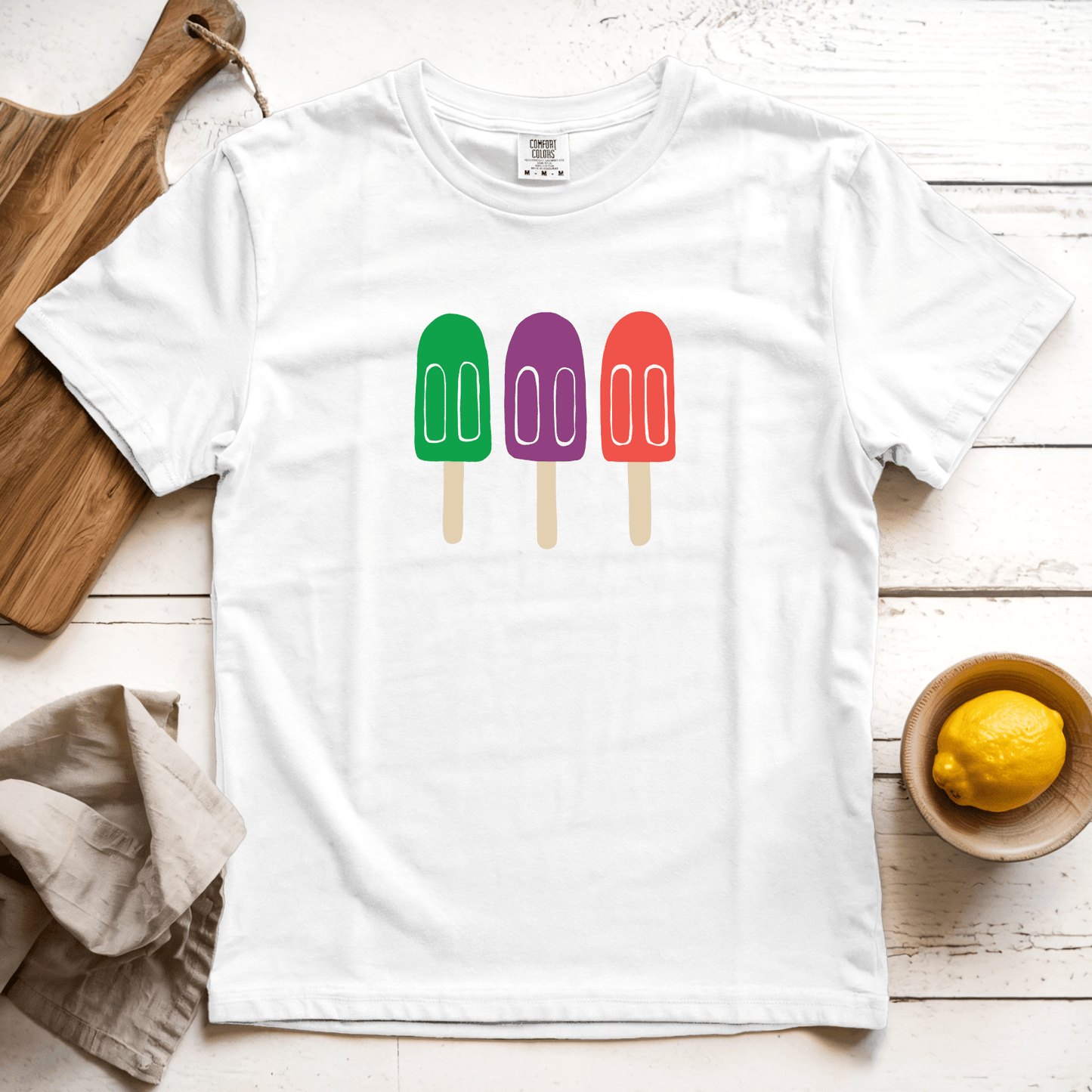 T-Shirt White / S Popsicles