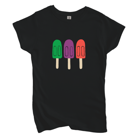 T-Shirt S / Black Popsicles Women's Tee