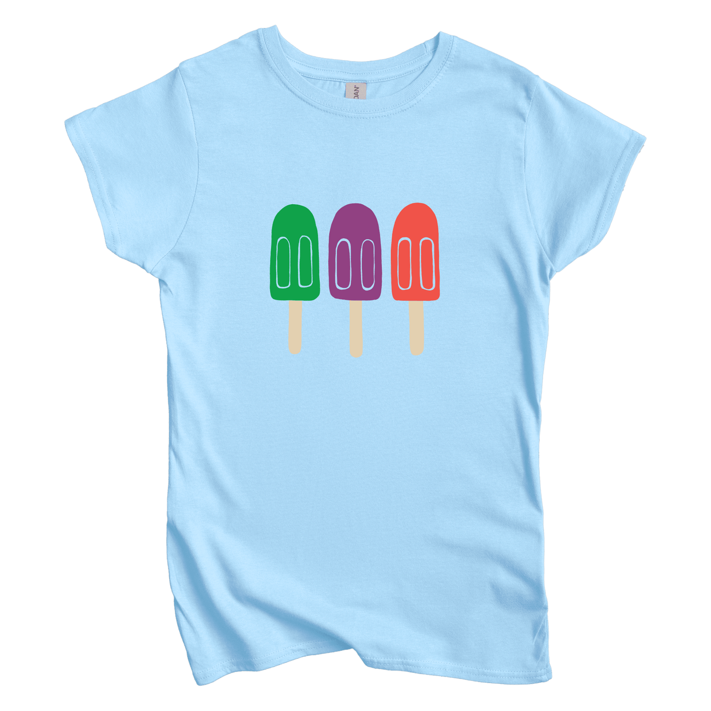 T-Shirt S / Light Blue Popsicles Women's Tee