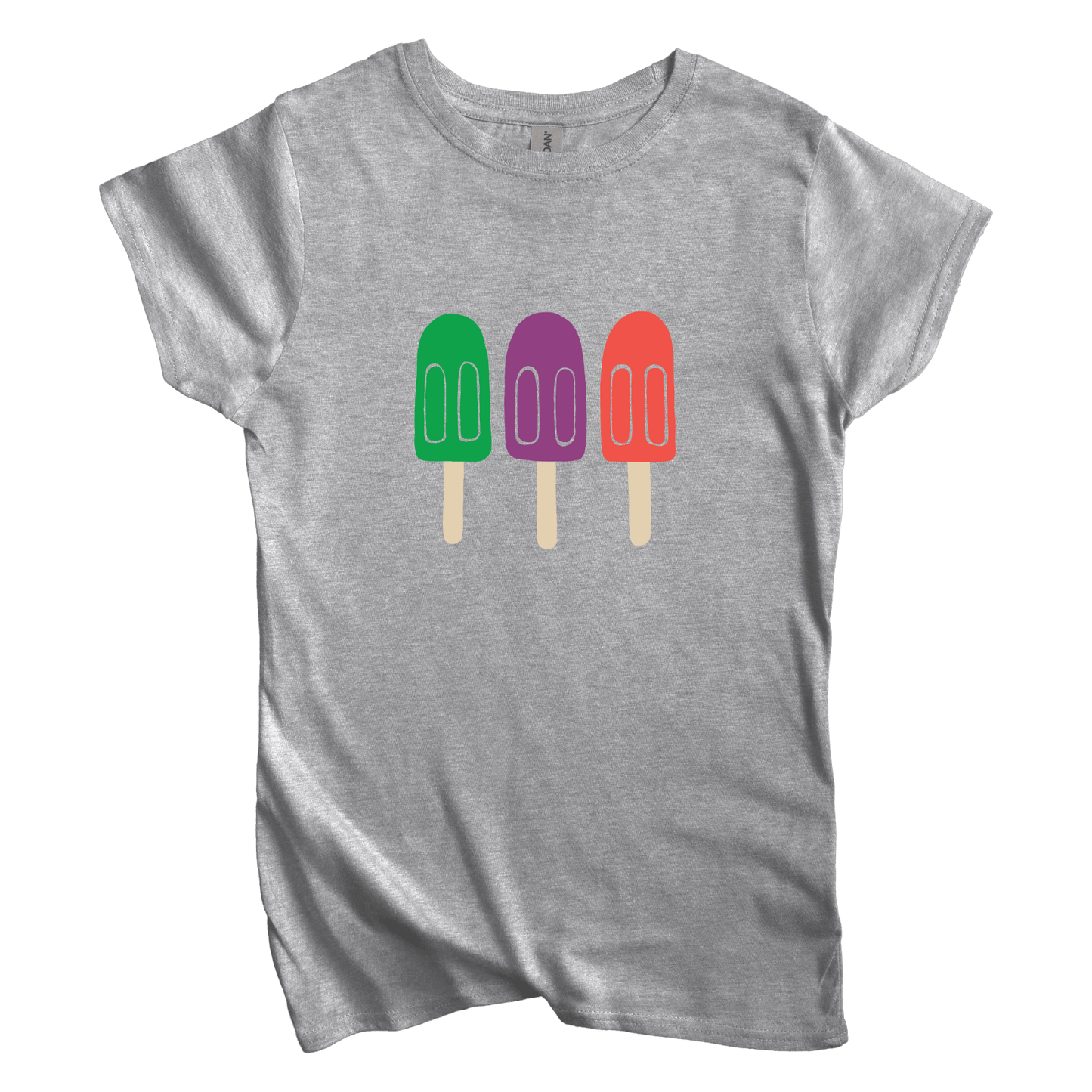 T-Shirt S / Sport Grey Popsicles Women's Tee