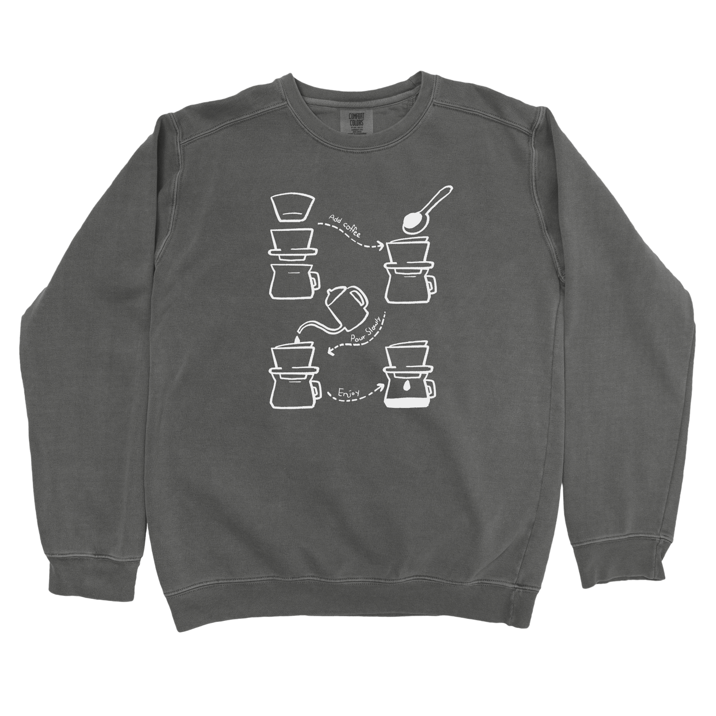 Sweatshirt Pepper / S Pour Over Diagram Sweatshirt