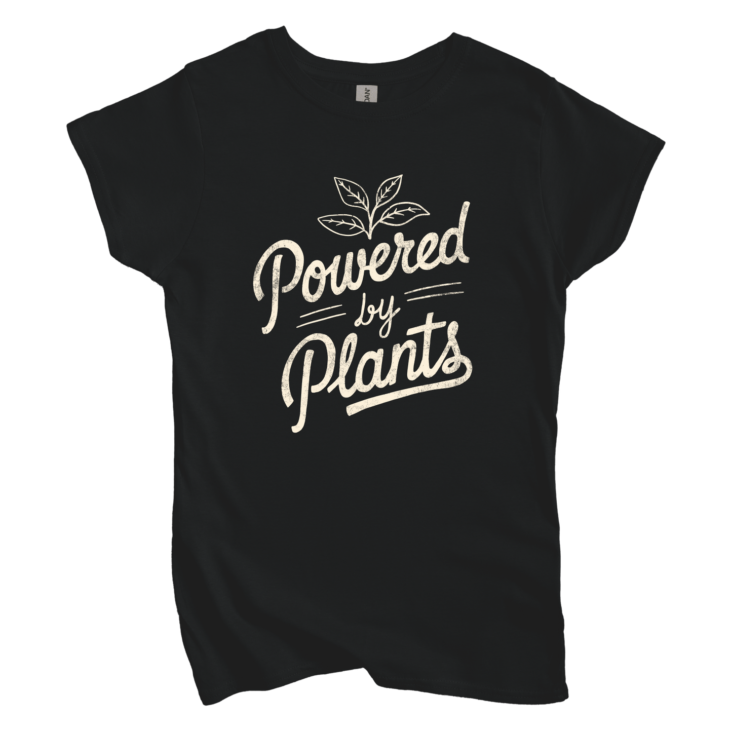T-Shirt S / Black Powered by Plants Women's Tee