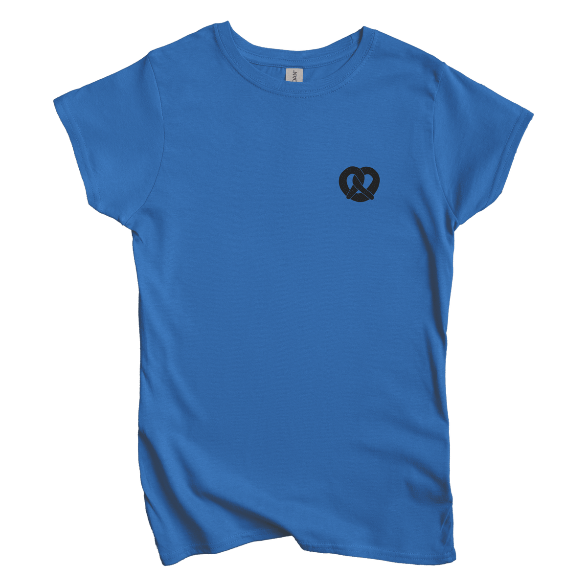 T-Shirts S / Royal Pretzel Left Chest Women's Tee