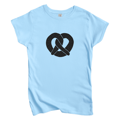T-Shirt S / Light Blue Pretzel Women's Tee