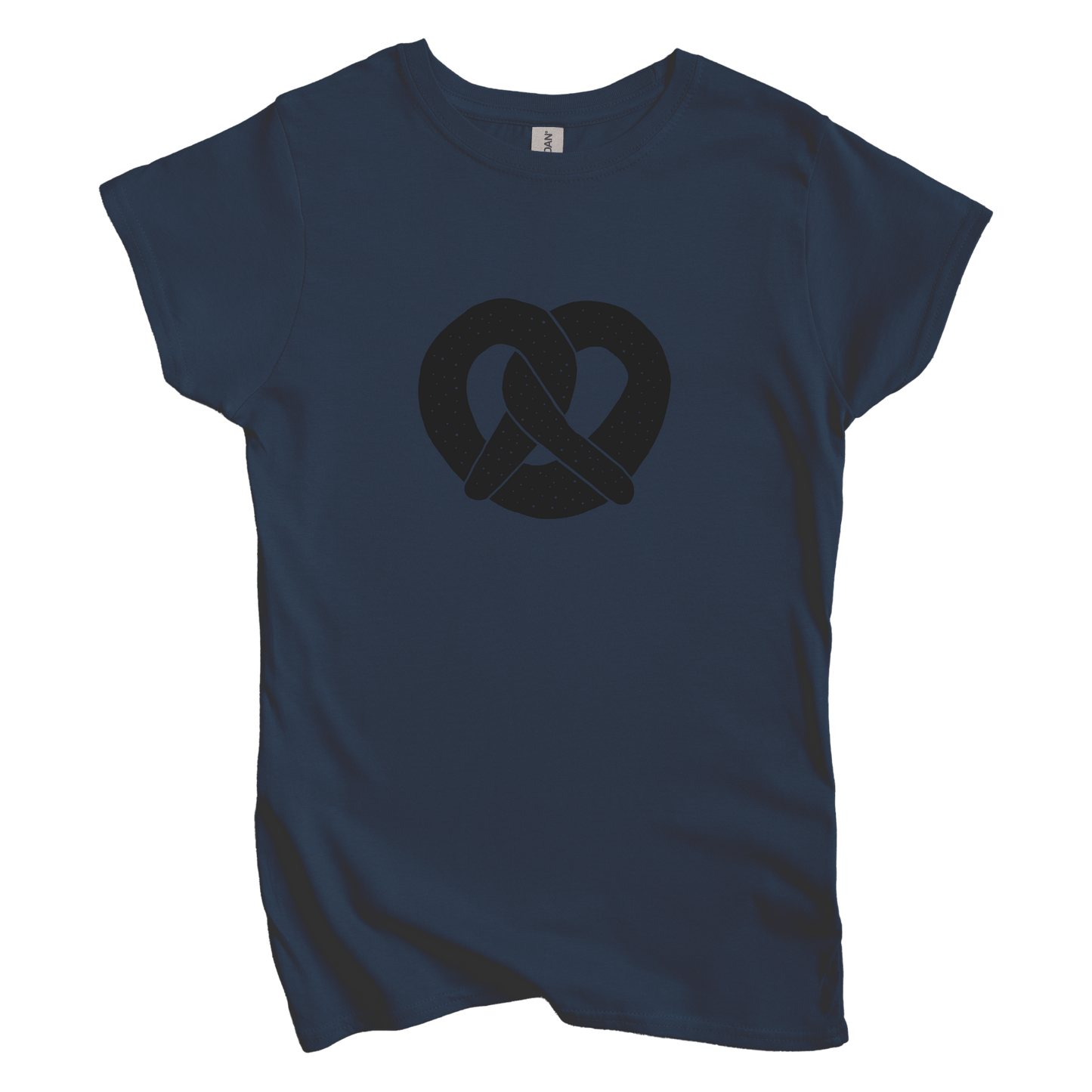 T-Shirt S / Navy Pretzel Women's Tee