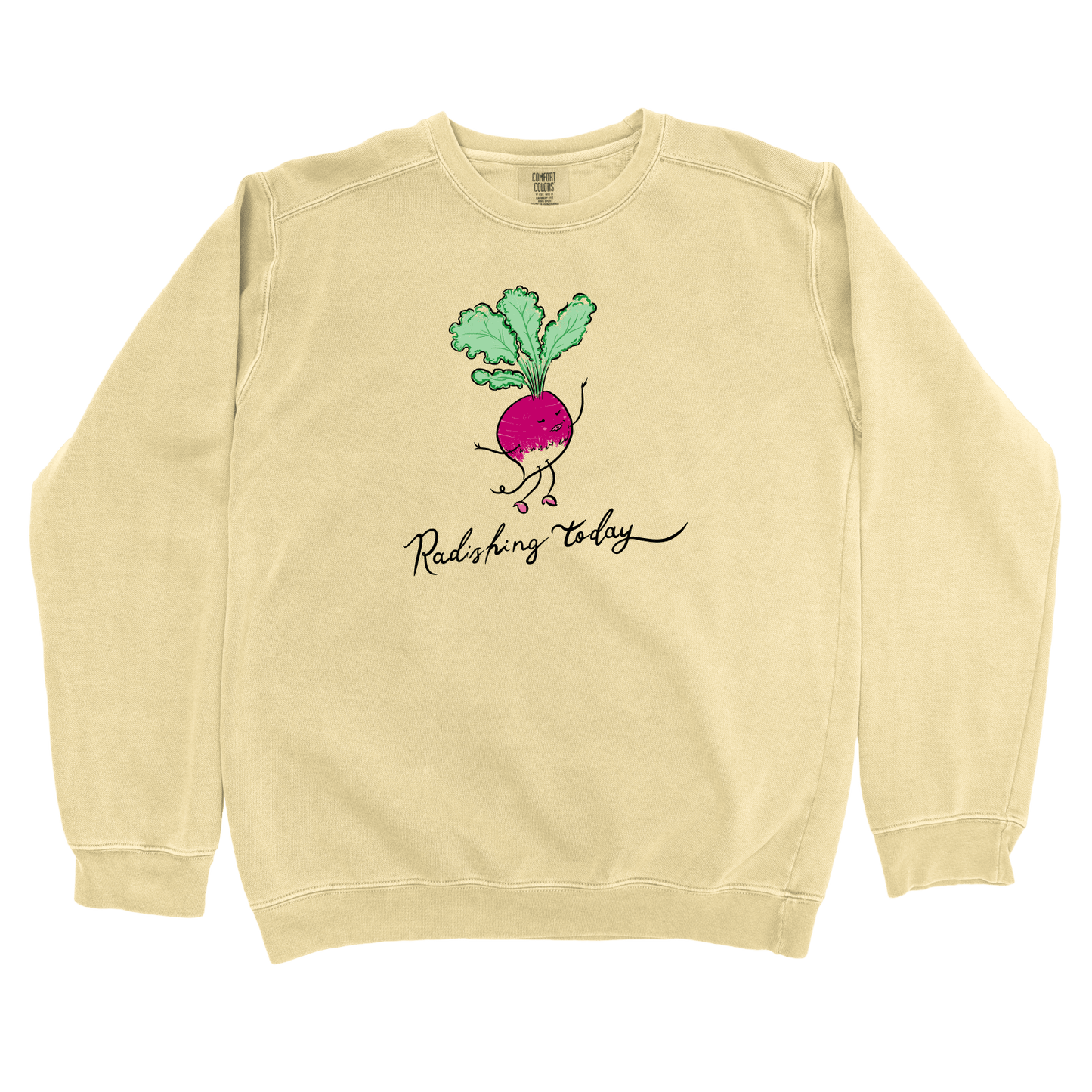 Sweatshirt Butter / S Radishing Today: Micro Barbi Sweatshirt