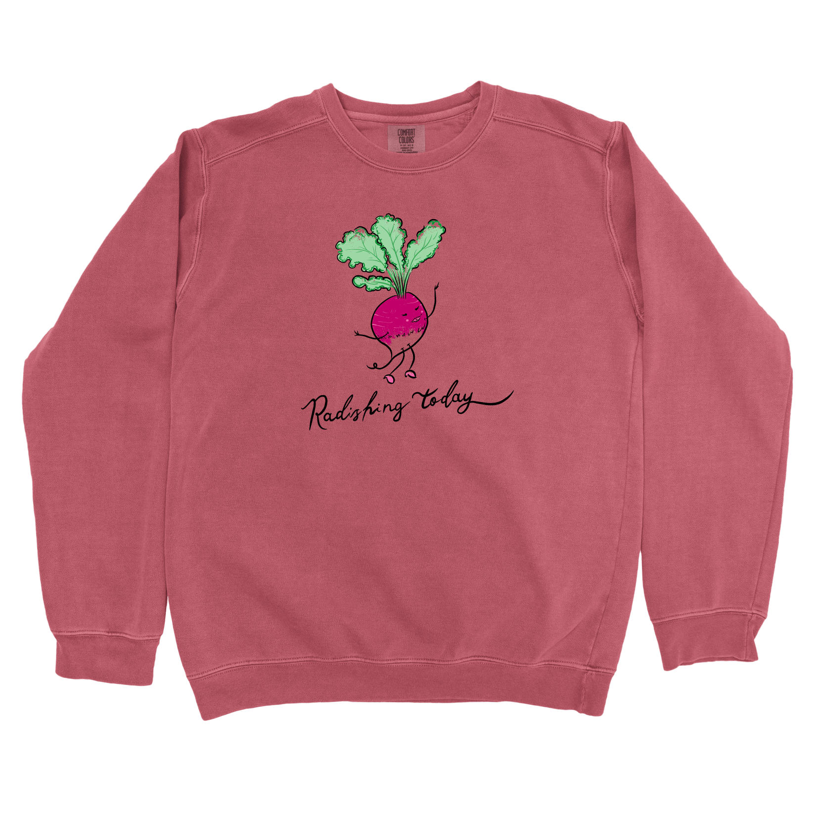 Sweatshirt Crimson / S Radishing Today: Micro Barbi Sweatshirt