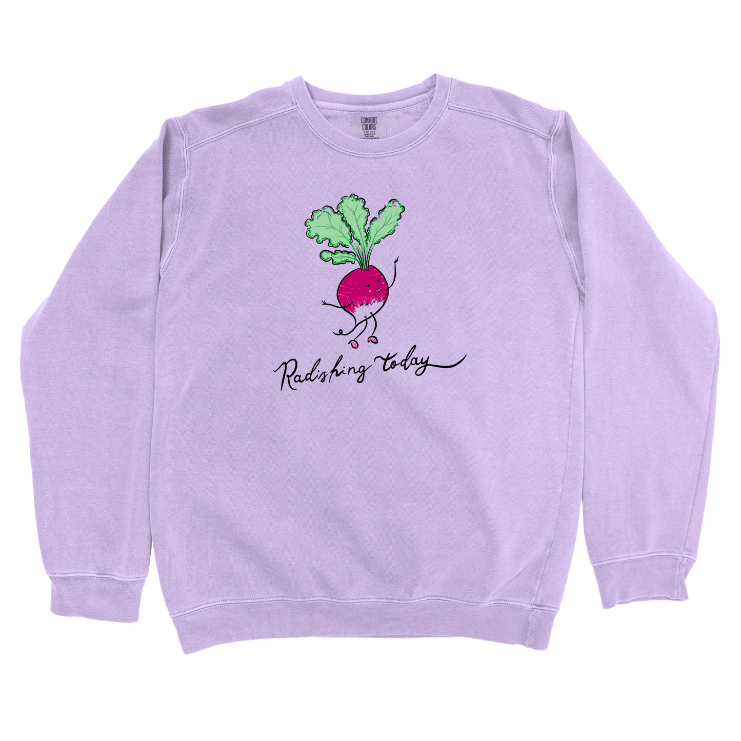 Sweatshirt Orchid / S Radishing Today: Micro Barbi Sweatshirt
