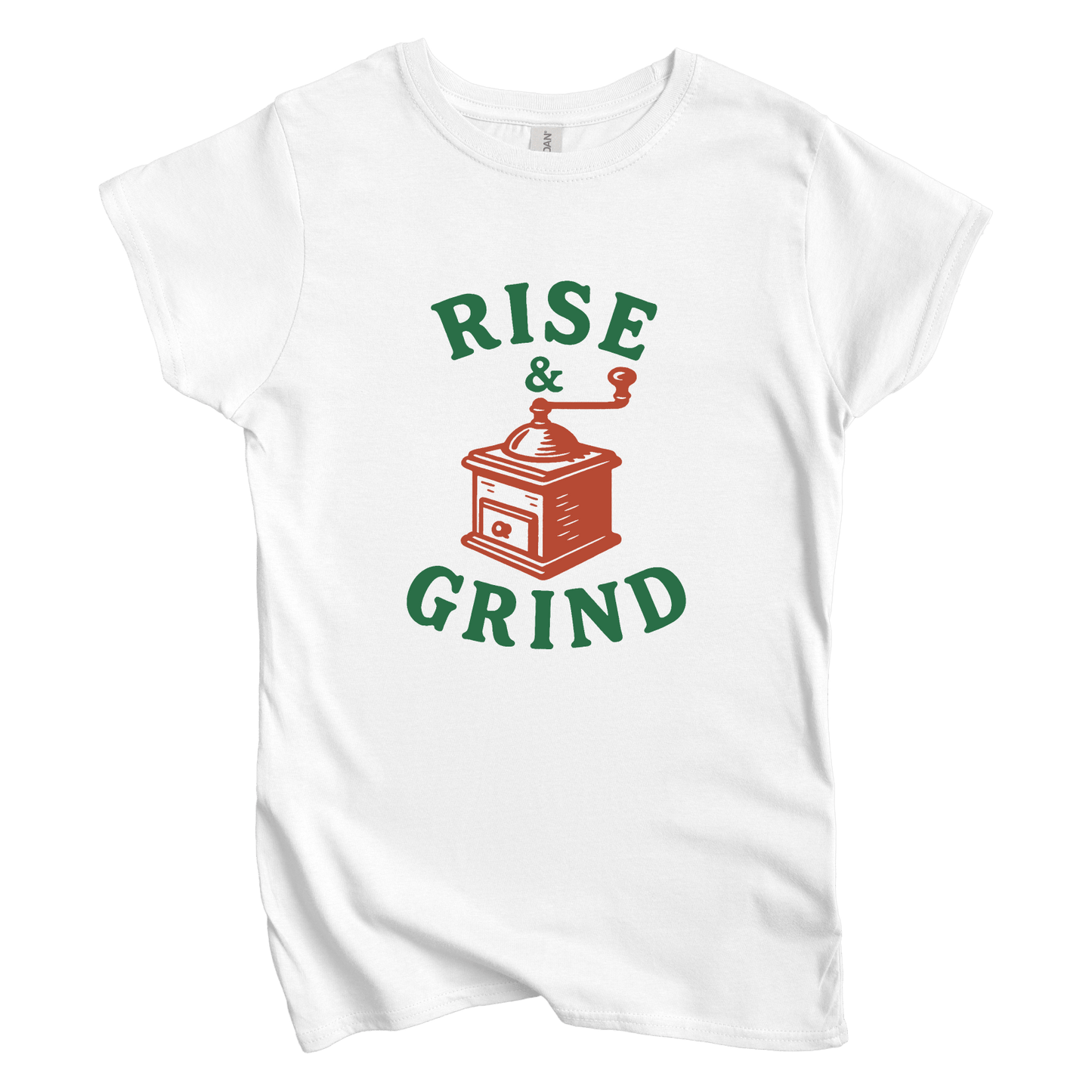 T-Shirt M / White Rise and Grind Women's Tee