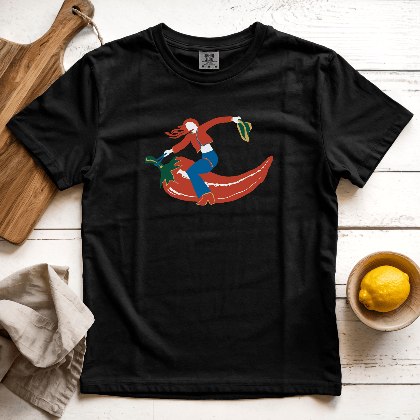 T-Shirt Black / S Rodeo Chili