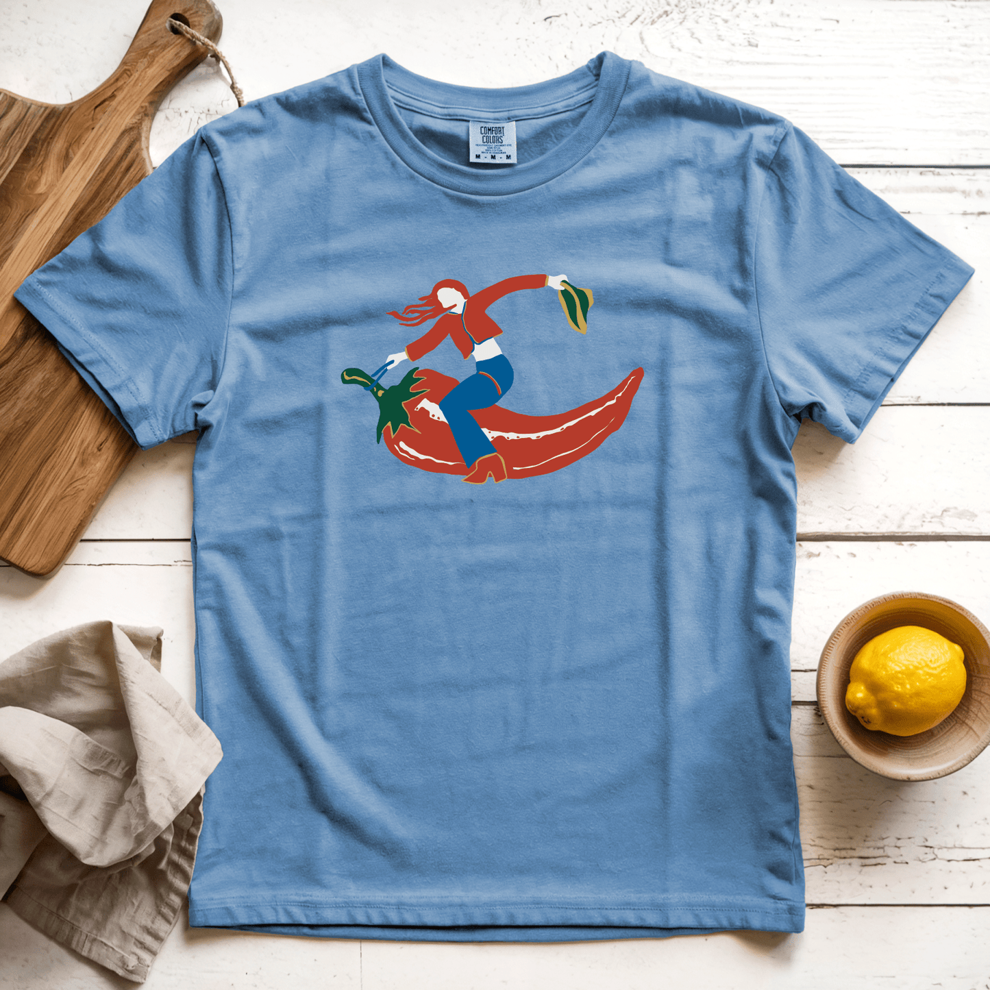 T-Shirt Blue Jean / S Rodeo Chili
