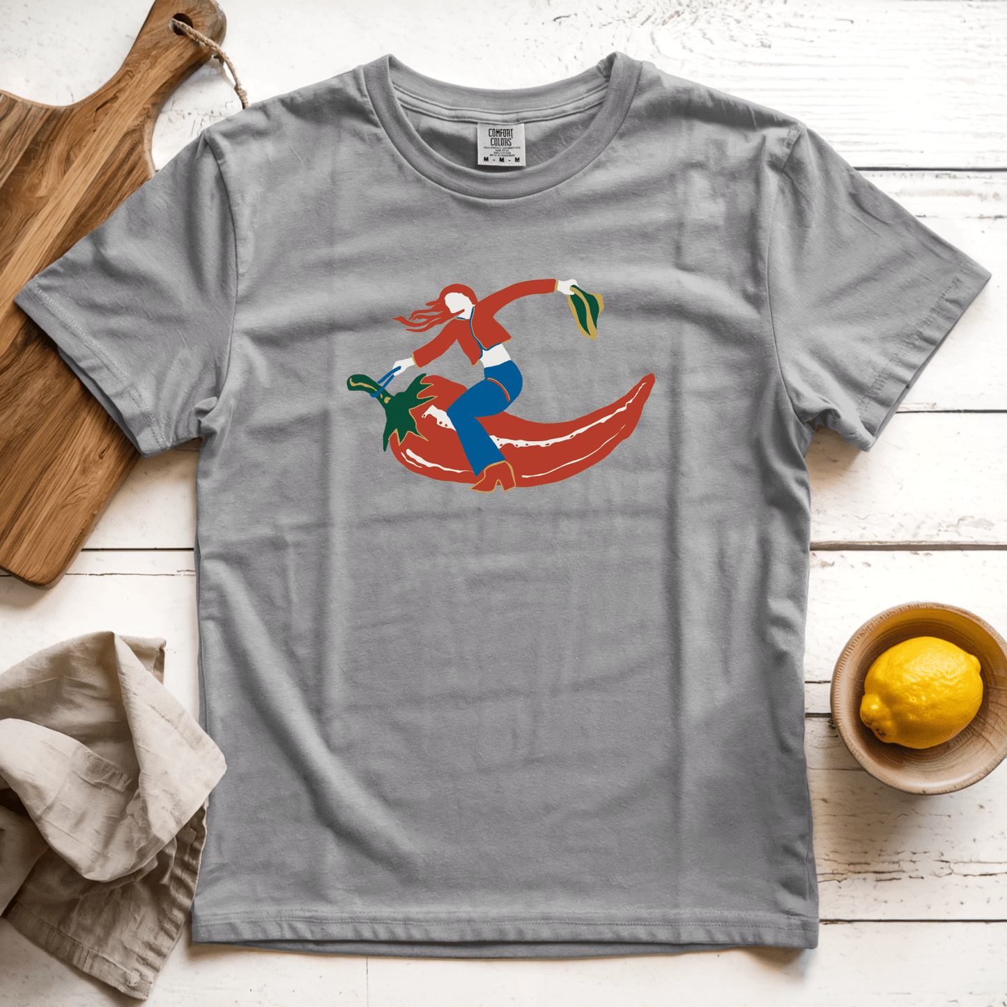 T-Shirt Grey / S Rodeo Chili