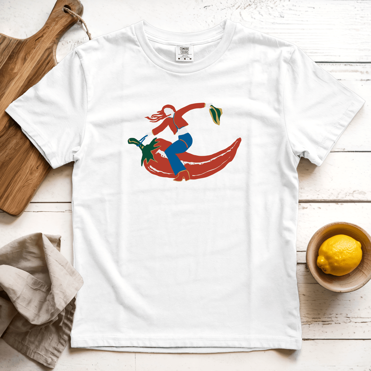 T-Shirt White / S Rodeo Chili