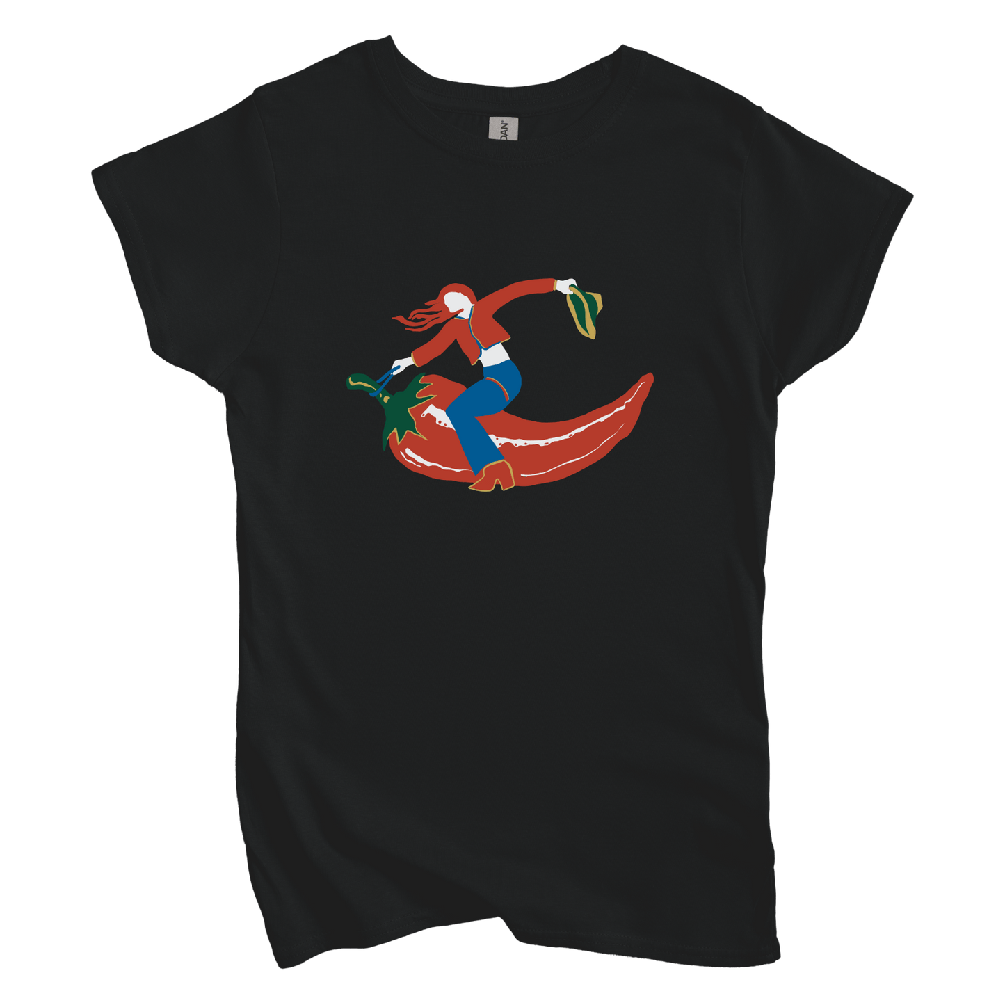 T-Shirt S / Black Rodeo Chili Women's Tee