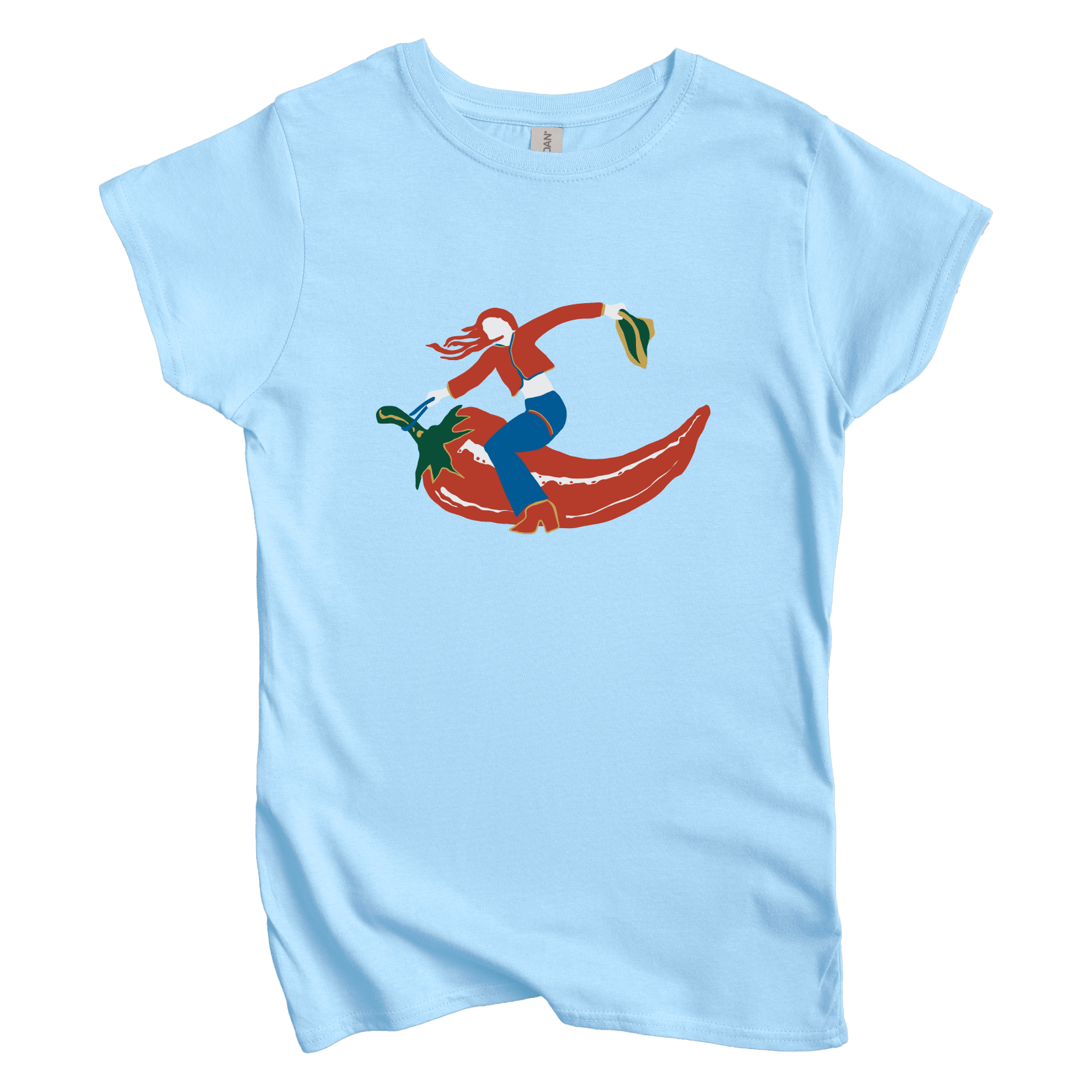 T-Shirt S / Light Blue Rodeo Chili Women's Tee