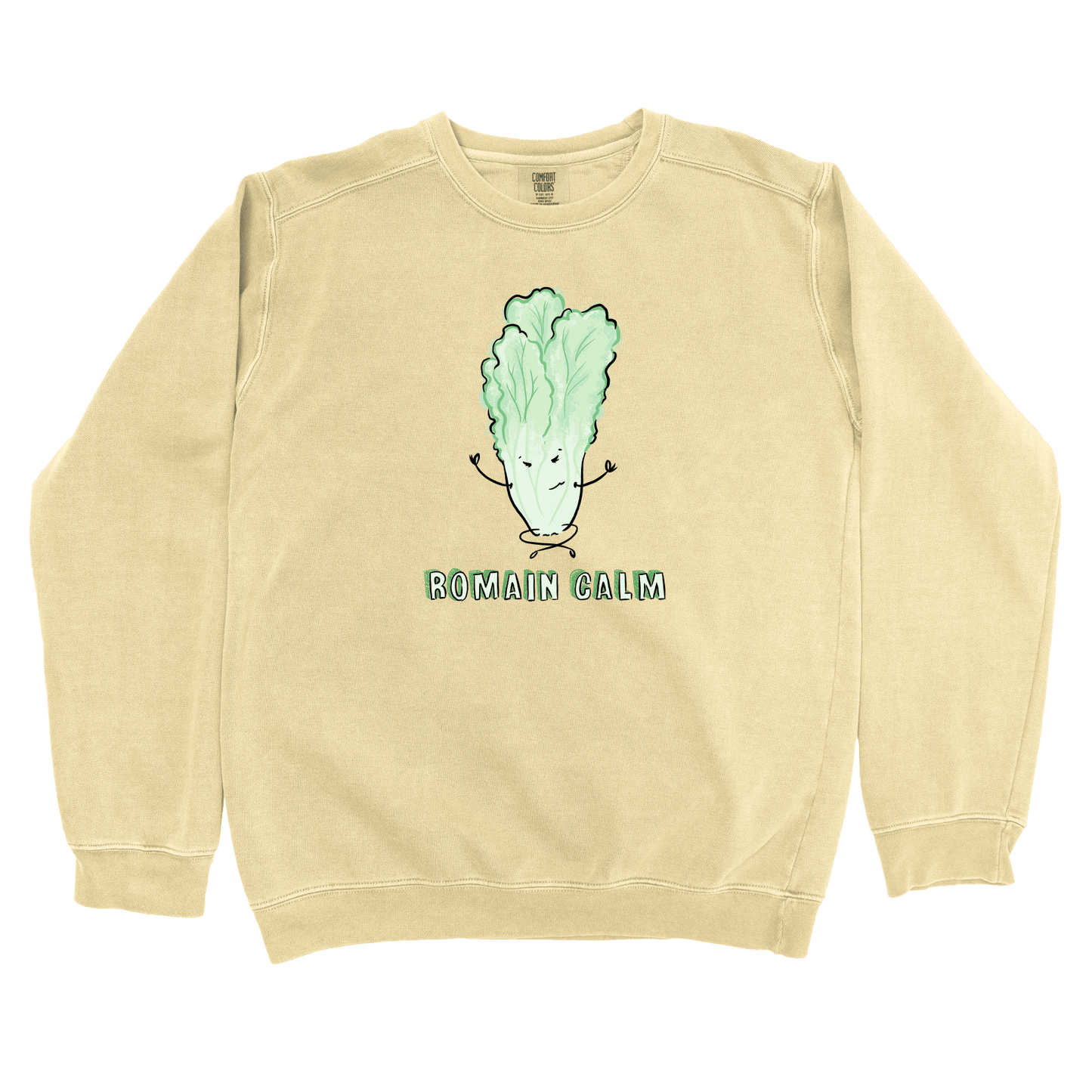 Sweatshirt Butter / S Romaine Calm: Micro Barbi Sweatshirt