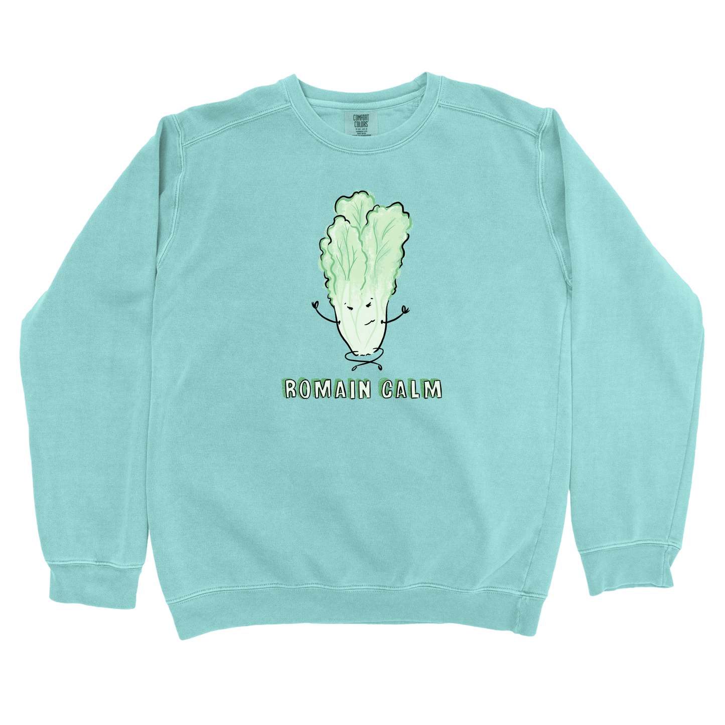 Sweatshirt Chalky Mint / S Romaine Calm: Micro Barbi Sweatshirt