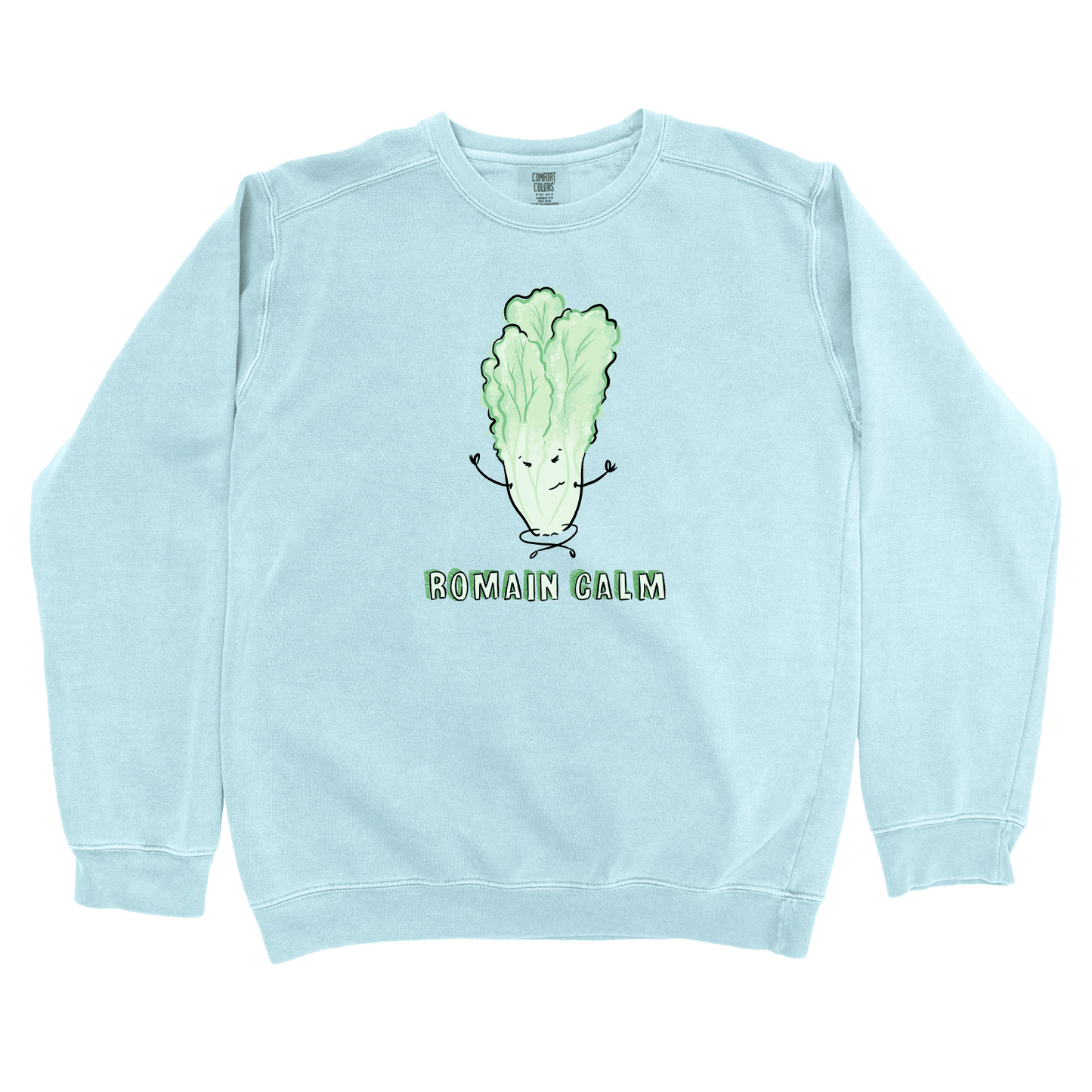Sweatshirt Chambray / S Romaine Calm: Micro Barbi Sweatshirt