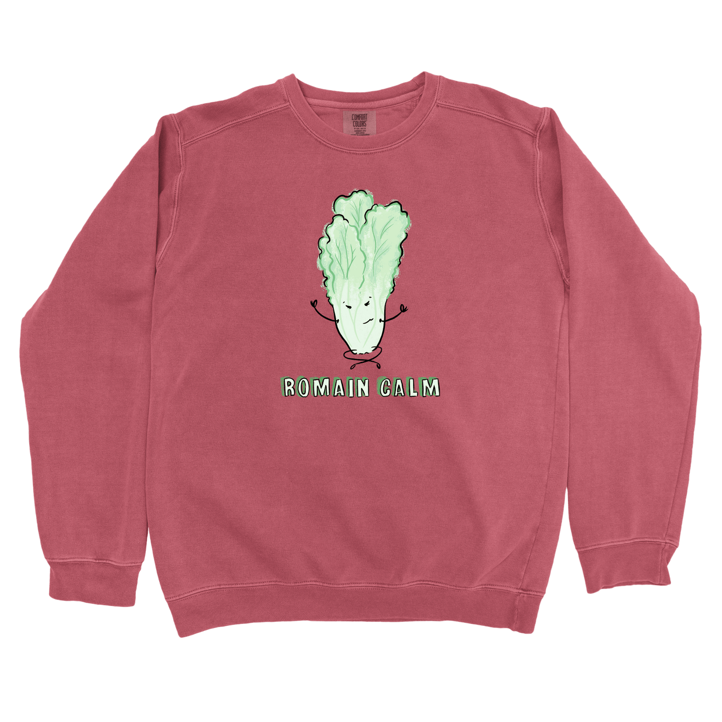 Sweatshirt Crimson / S Romaine Calm: Micro Barbi Sweatshirt