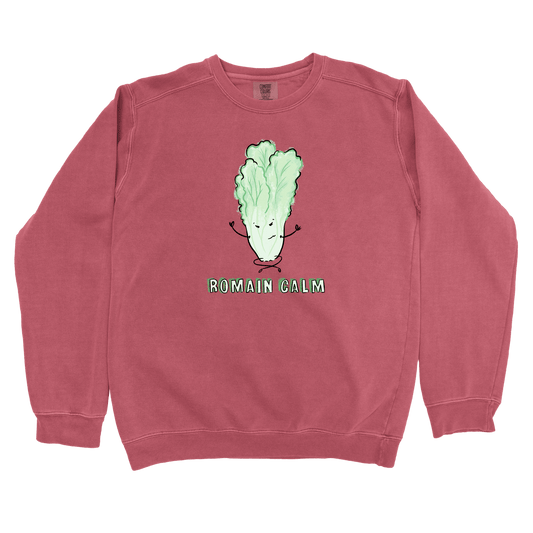 Sweatshirt Crimson / S Romaine Calm: Micro Barbi Sweatshirt