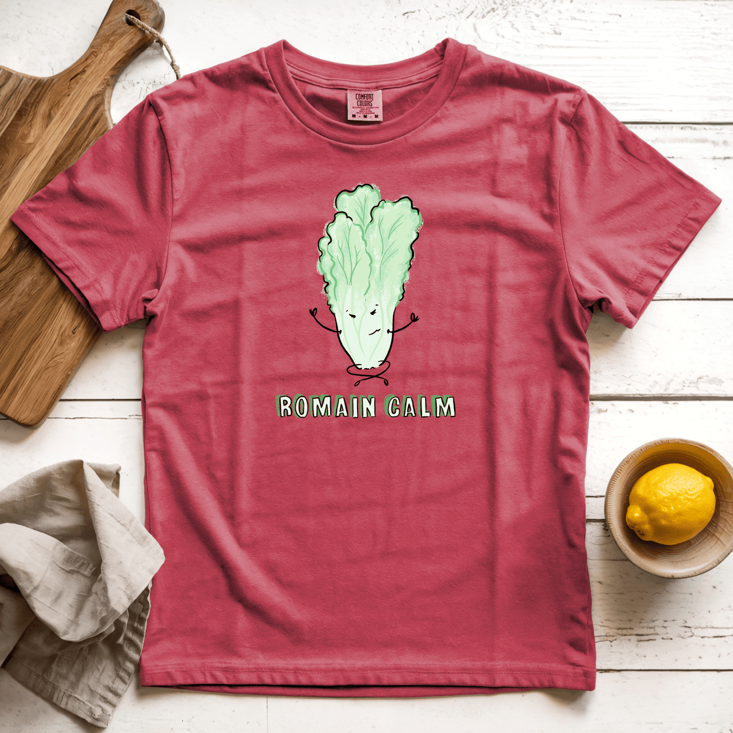 T-Shirt Crimson / S Romaine Calm: Micro Barbi
