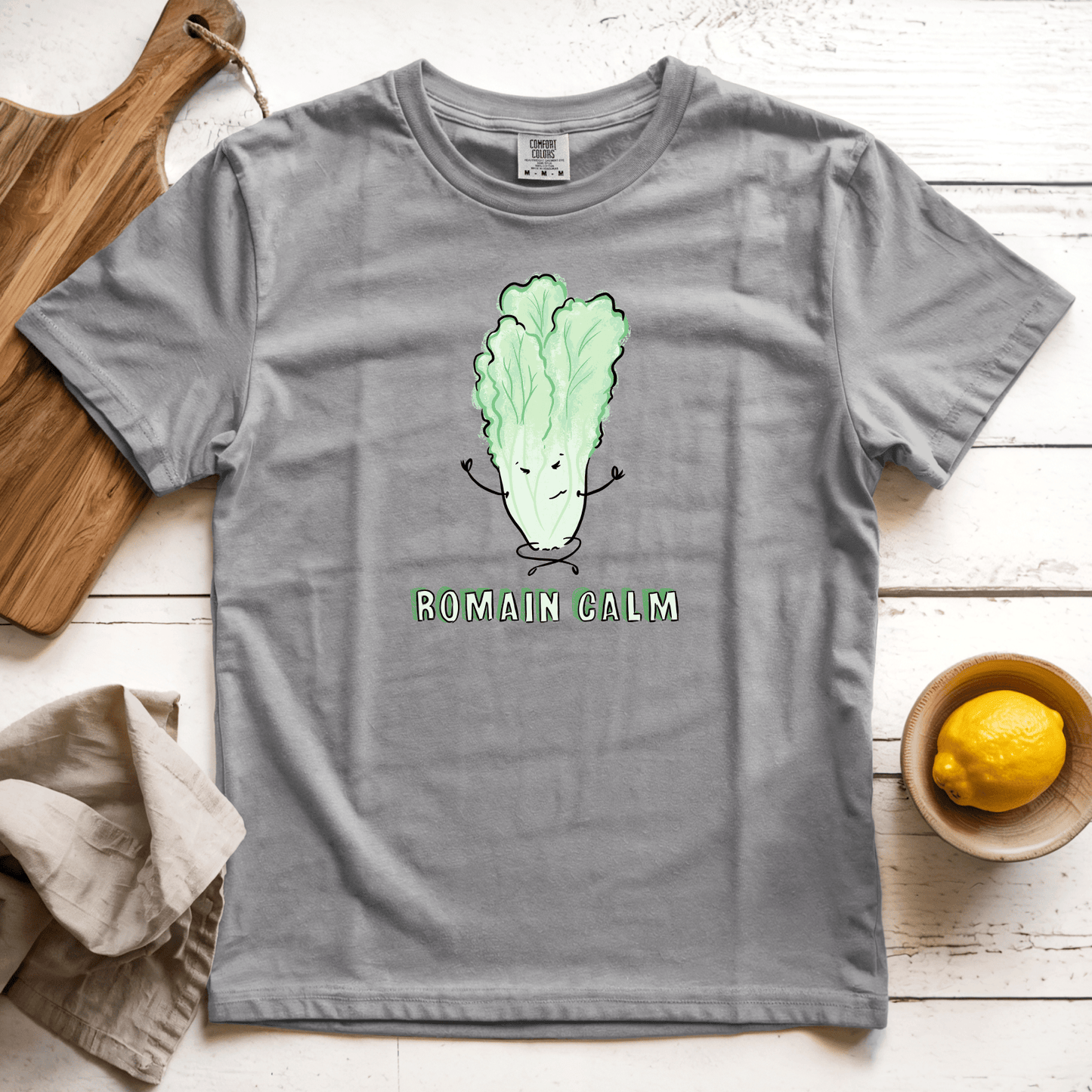 T-Shirt Grey / S Romaine Calm: Micro Barbi