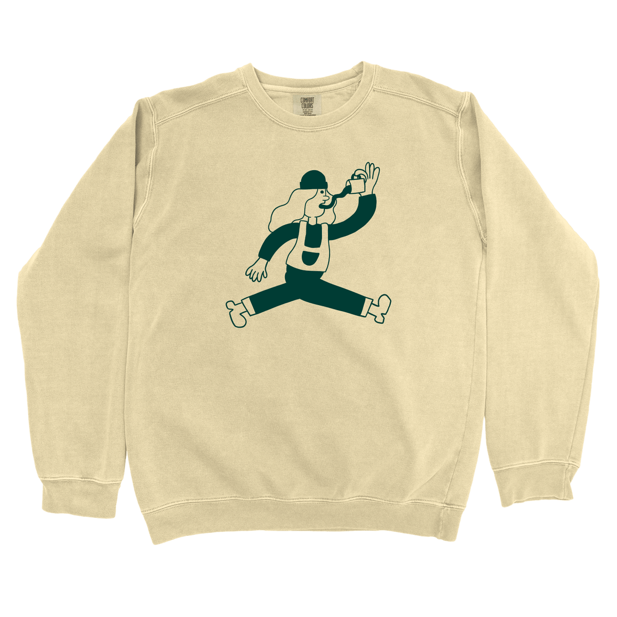 T-Shirts Butter / S Running on Caffeine: Sae Karepe Sweatshirt