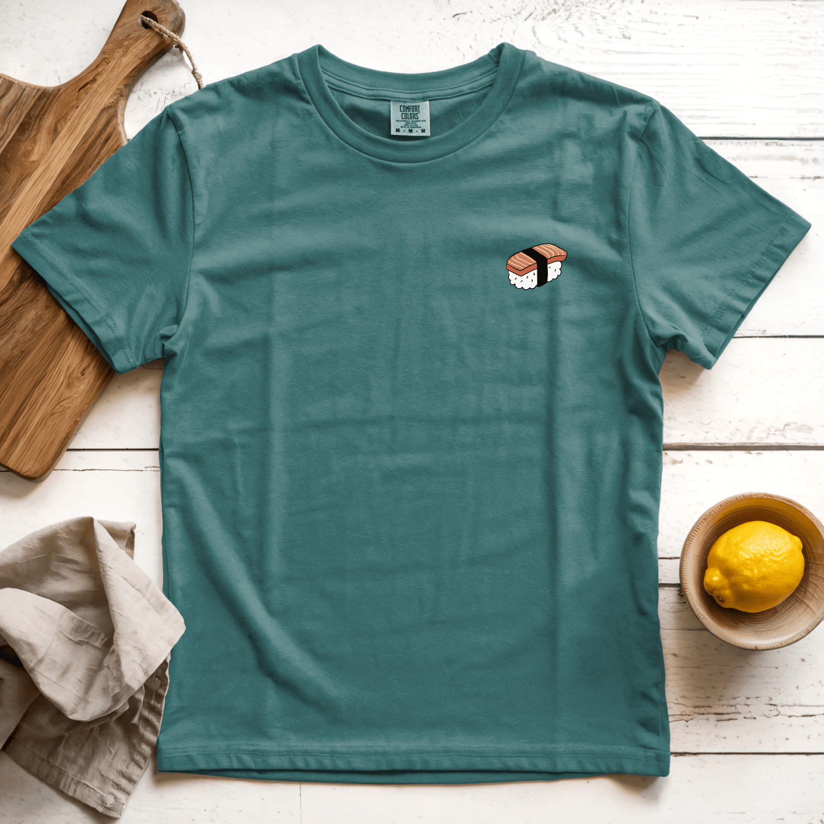 T-Shirts Blue Spruce / S Salmon Nigiri