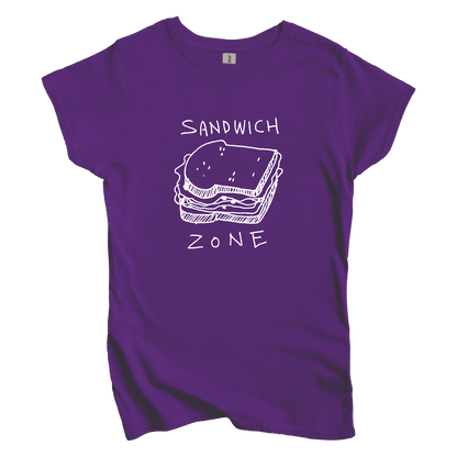 T-Shirt L / Purple Sandwich Zone: Longoland Women's Tee